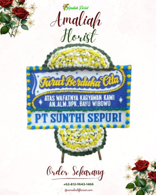 Papan Bunga Duka di Kismantoro