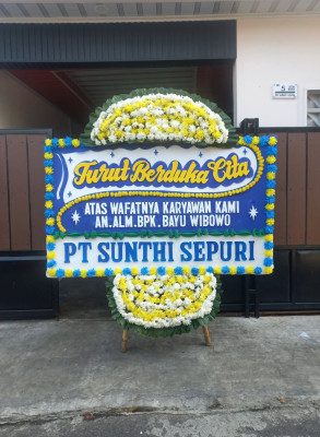 Papan Bunga Duka di Kismantoro